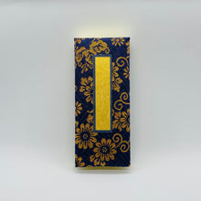 画像をギャラリービューアに読み込む, 金襴 鳥の子 過去帳 紺 日付入り